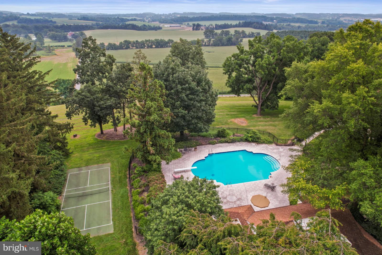 6759 Moulstown Road Hanover, PA 17331 - Photo 106 of 111 an aerial view of a house with a yard and lake view