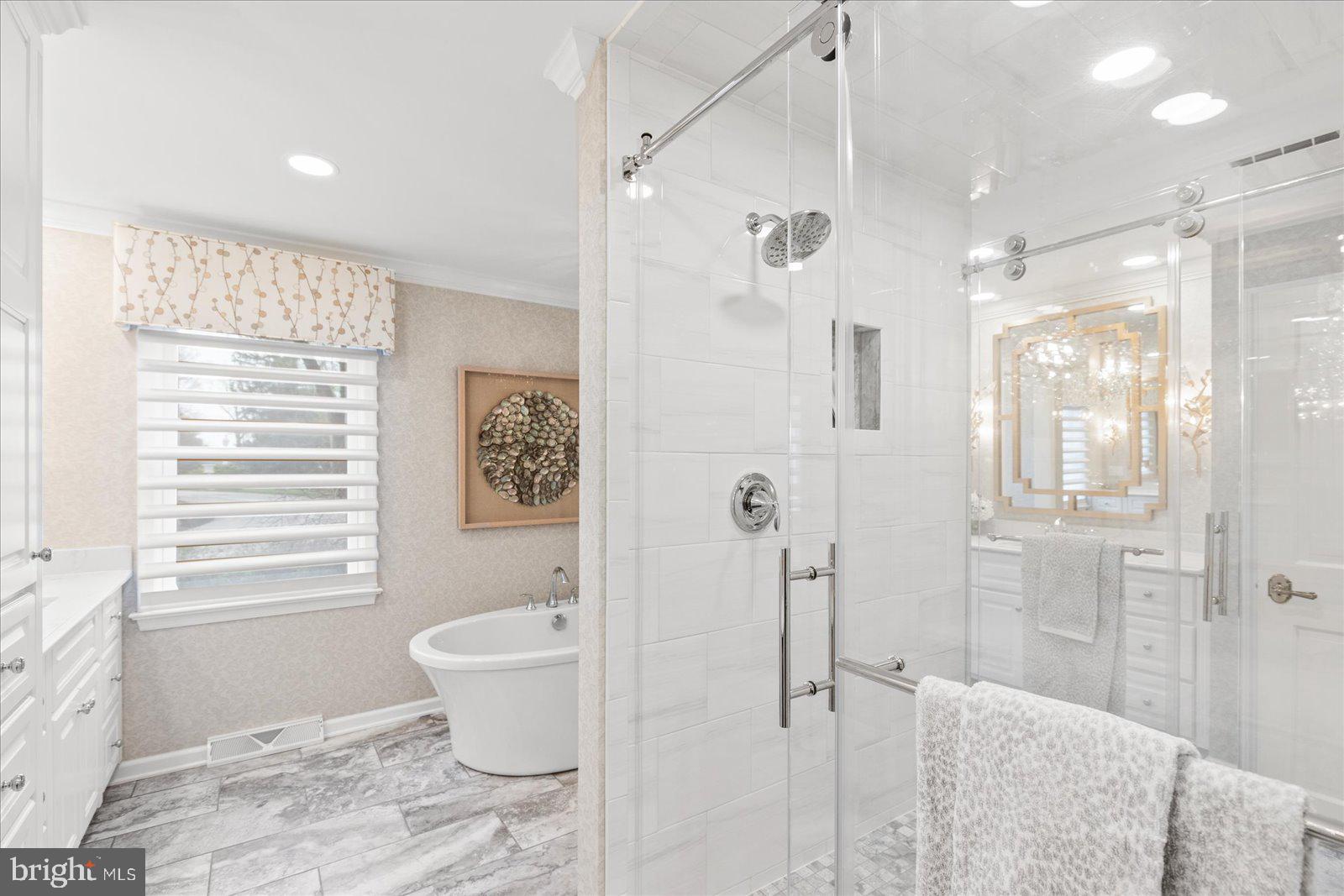 6759 Moulstown Road Hanover, PA 17331 - Photo 25 of 111 a bathroom with a granite countertop sink a toilet a shower and a mirror