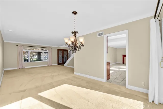 a view of a bedroom with closet area