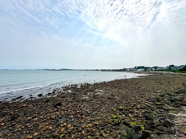 a view of an ocean beach