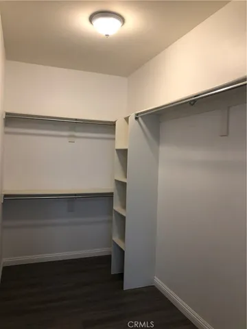 a refrigerator in a kitchen