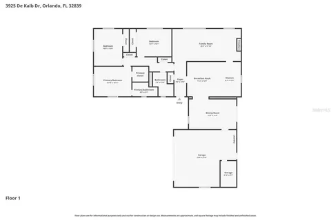 $469,000 | 3925 De Kalb Drive, Orlando, FL 32839