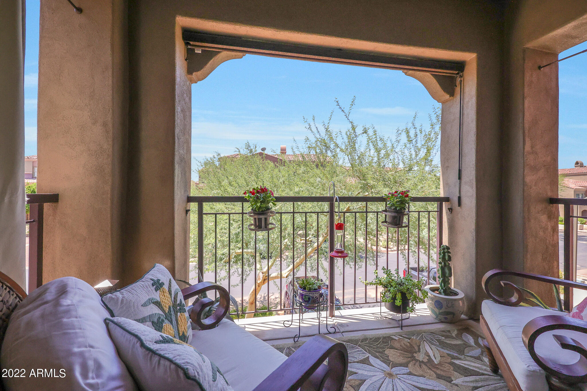 3935 East Rough Rider Road, Unit 1111 Phoenix, AZ 85050 - Photo 16 of 35 Private patio