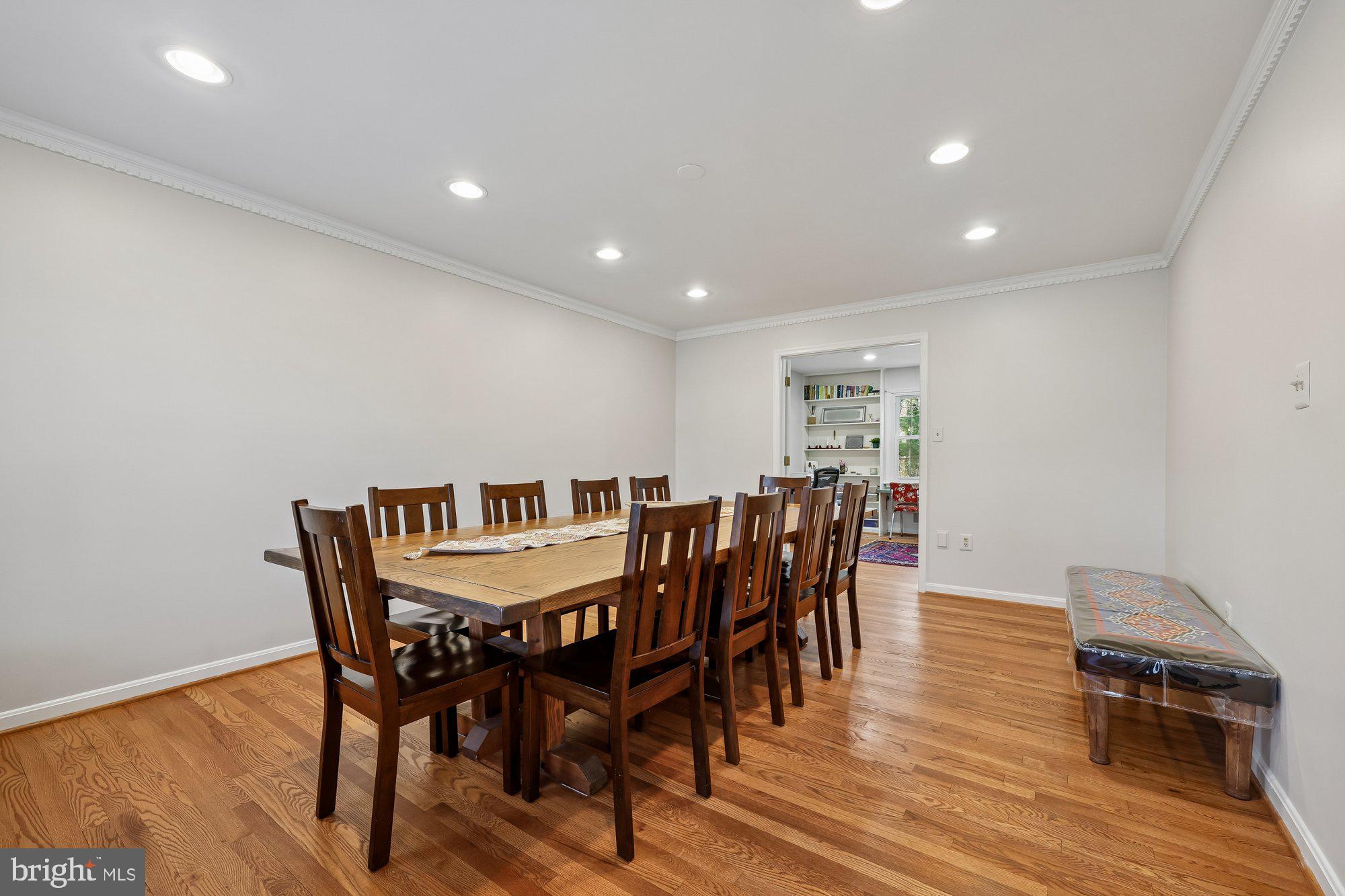 18 Kaywood Court Silver Spring, MD 20905 - Photo 15 of 71 a view of a a dining room with furniture window and wooden floor