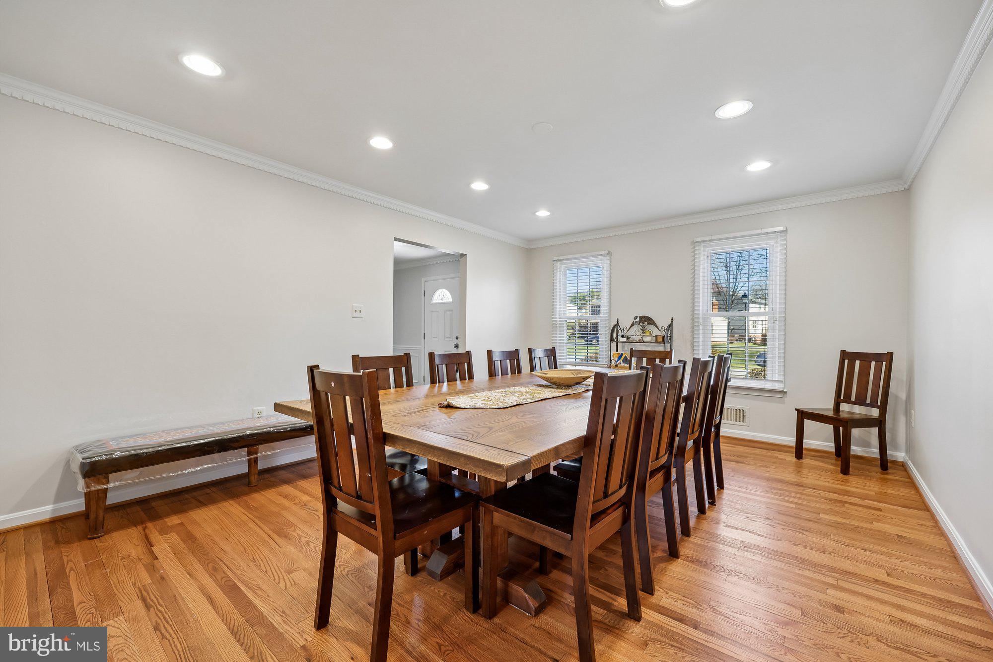 18 Kaywood Court Silver Spring, MD 20905 - Photo 16 of 71 a view of a dining room with furniture and wooden floor