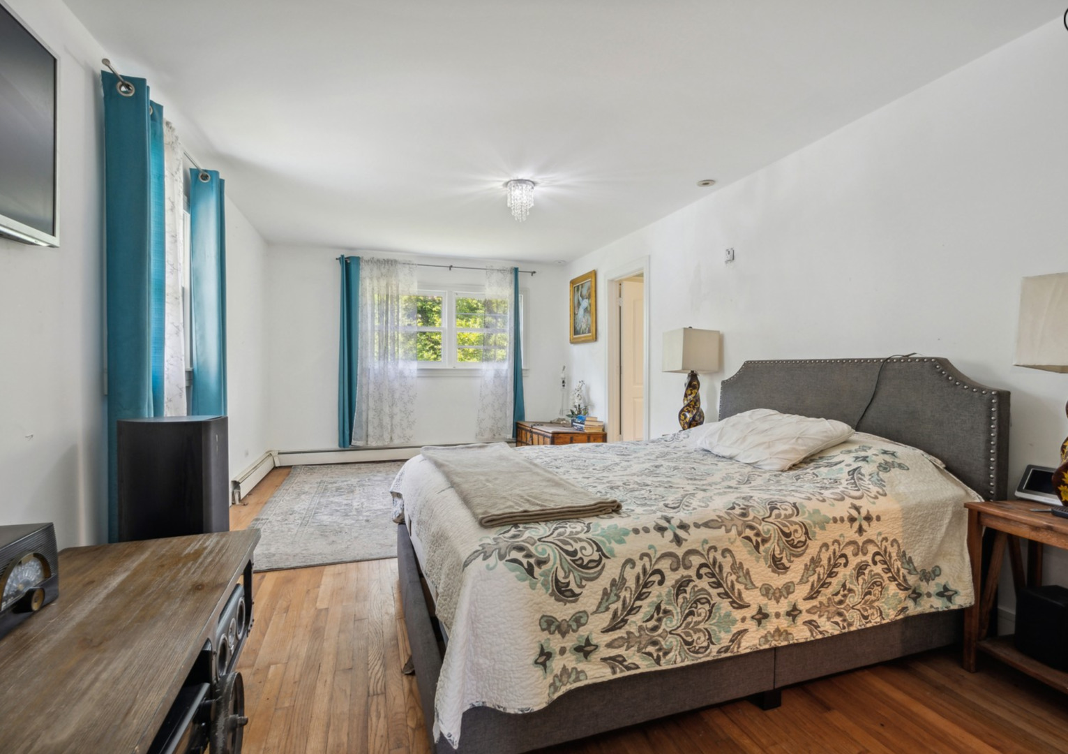 5N030 Ridge Lane Wayne, IL 60184 - Photo 11 of 21 a bedroom with a bed and wooden floor