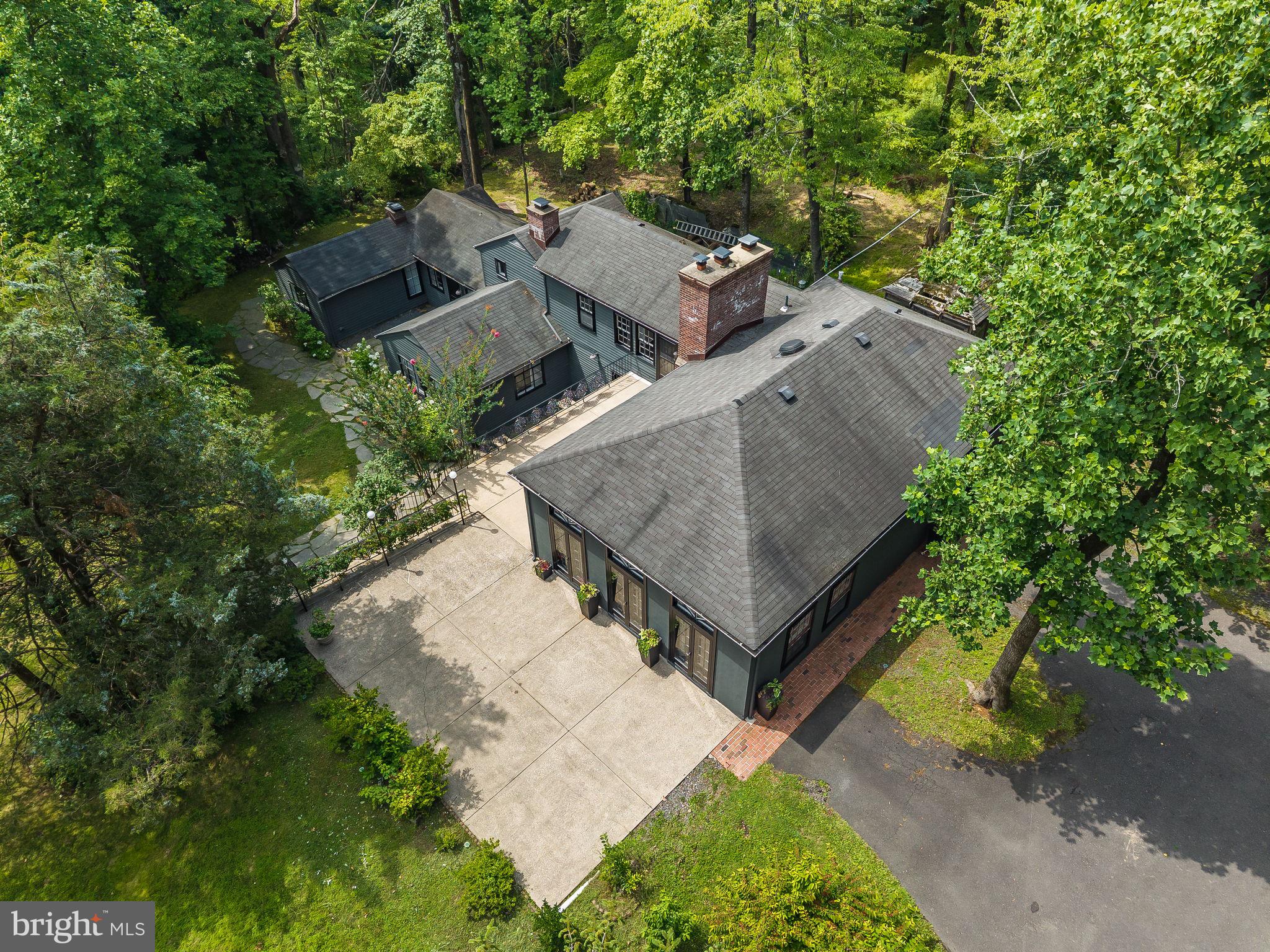 592 Province Line Road Hopewell, NJ 08525 - Photo 49 of 70 an aerial view of a house having yard