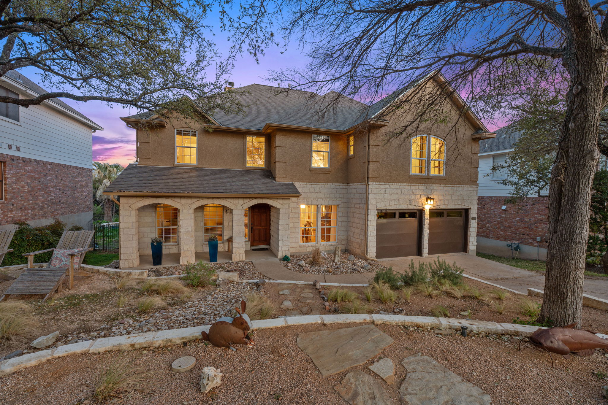 4601 Foster Ranch Road Austin, TX 78735 - Photo 1 of 1 a front view of a house with a yard