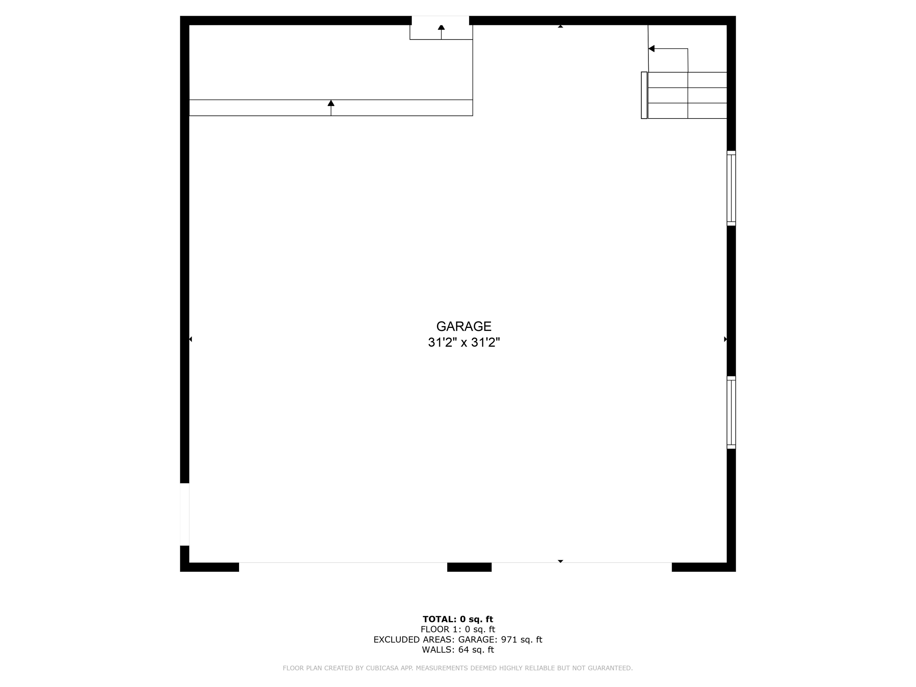 32 Nickerson Road Searsport, ME 04974 - Photo 121 of 128 Garage showing stairwell to bonus room above. 31'.2" x 31'.2"