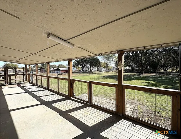 a view of railway station with sitting area