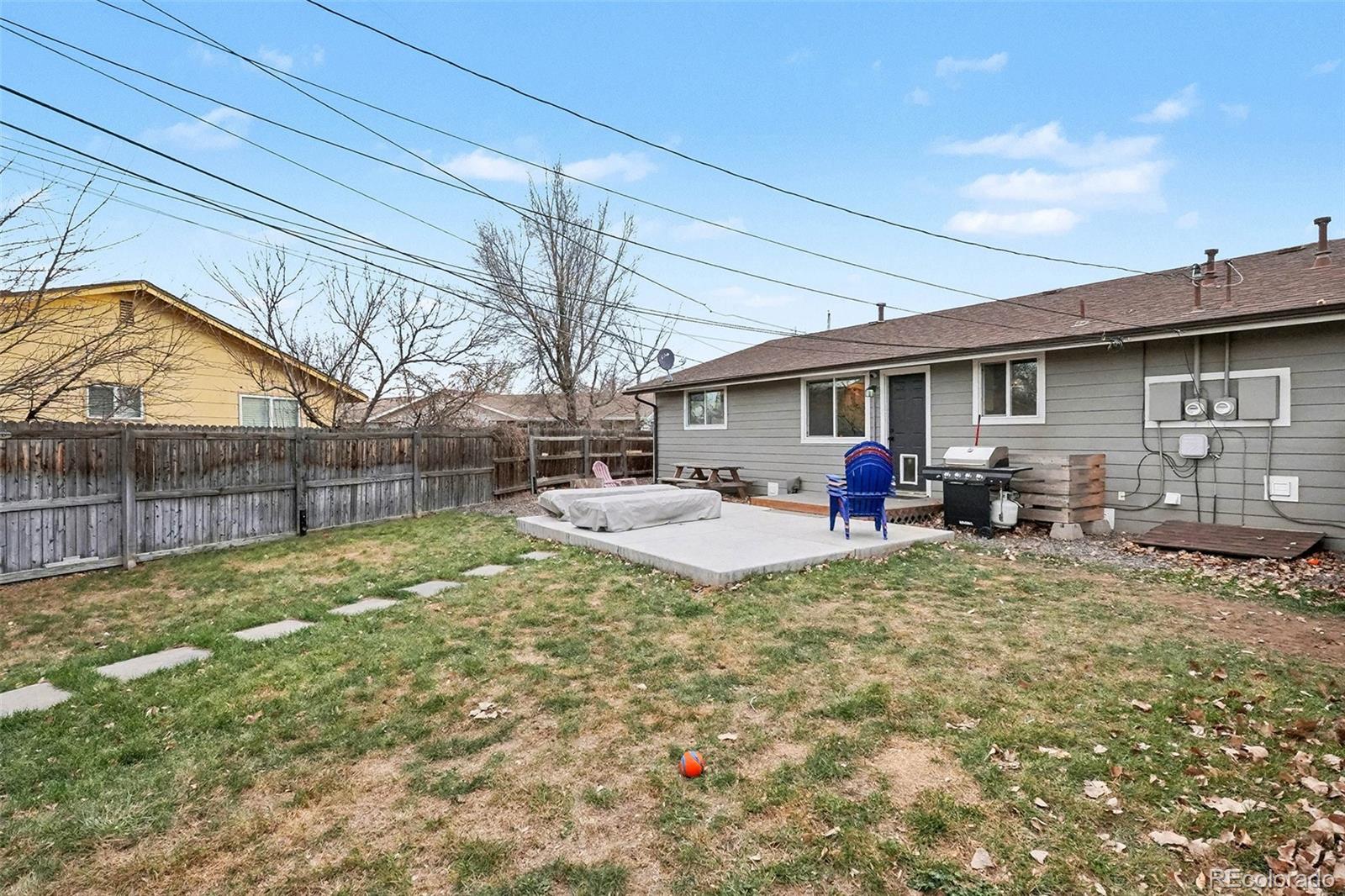 4784 Swadley Street Wheat Ridge, CO 80033 - Photo 19 of 22 a view of a house with backyard