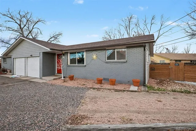 a backyard of a house