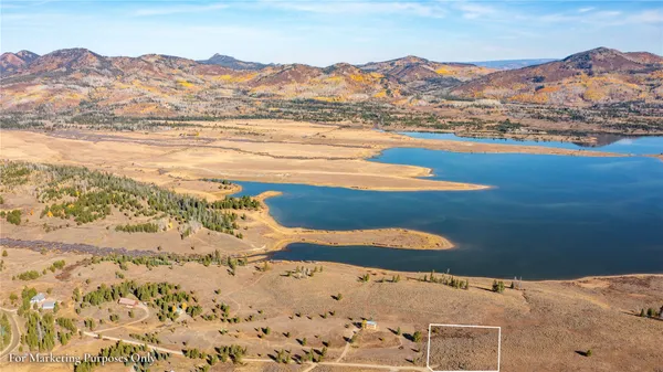 a view of a lake view and mountain view