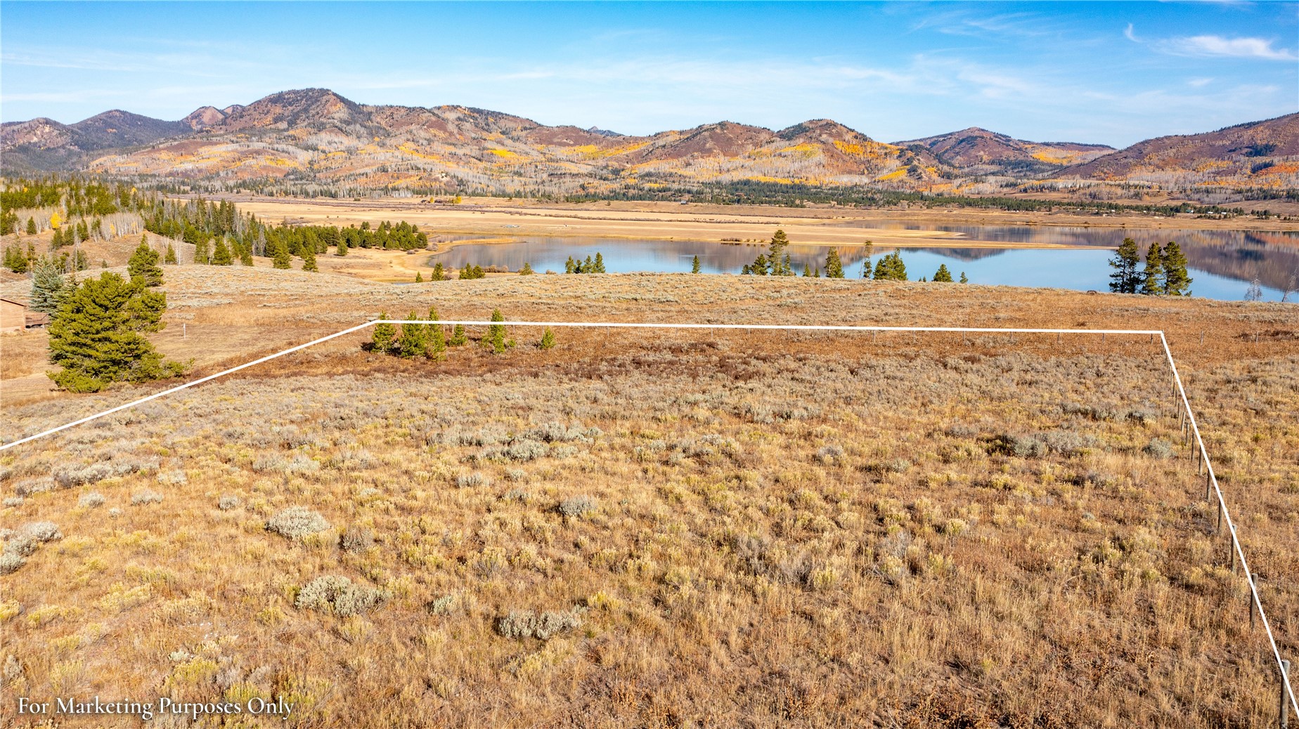 23750 The Quay Clark, CO 80428 - Photo 9 of 26 a view of lake with mountain in the background