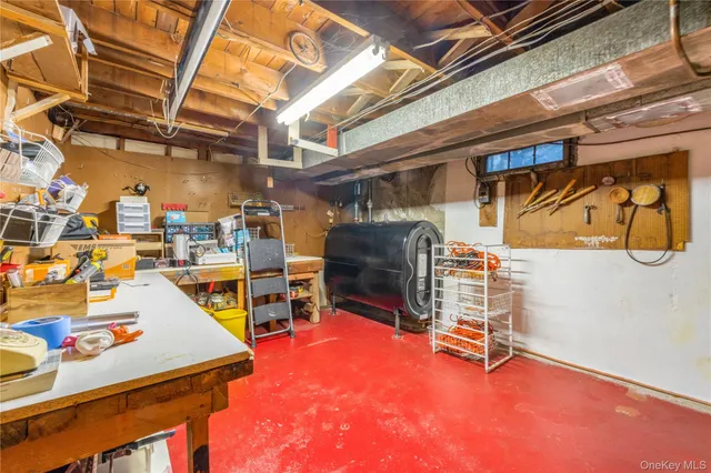 a view of storage and utility room