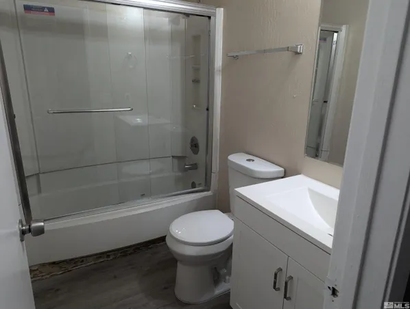 wooden floor and glass door