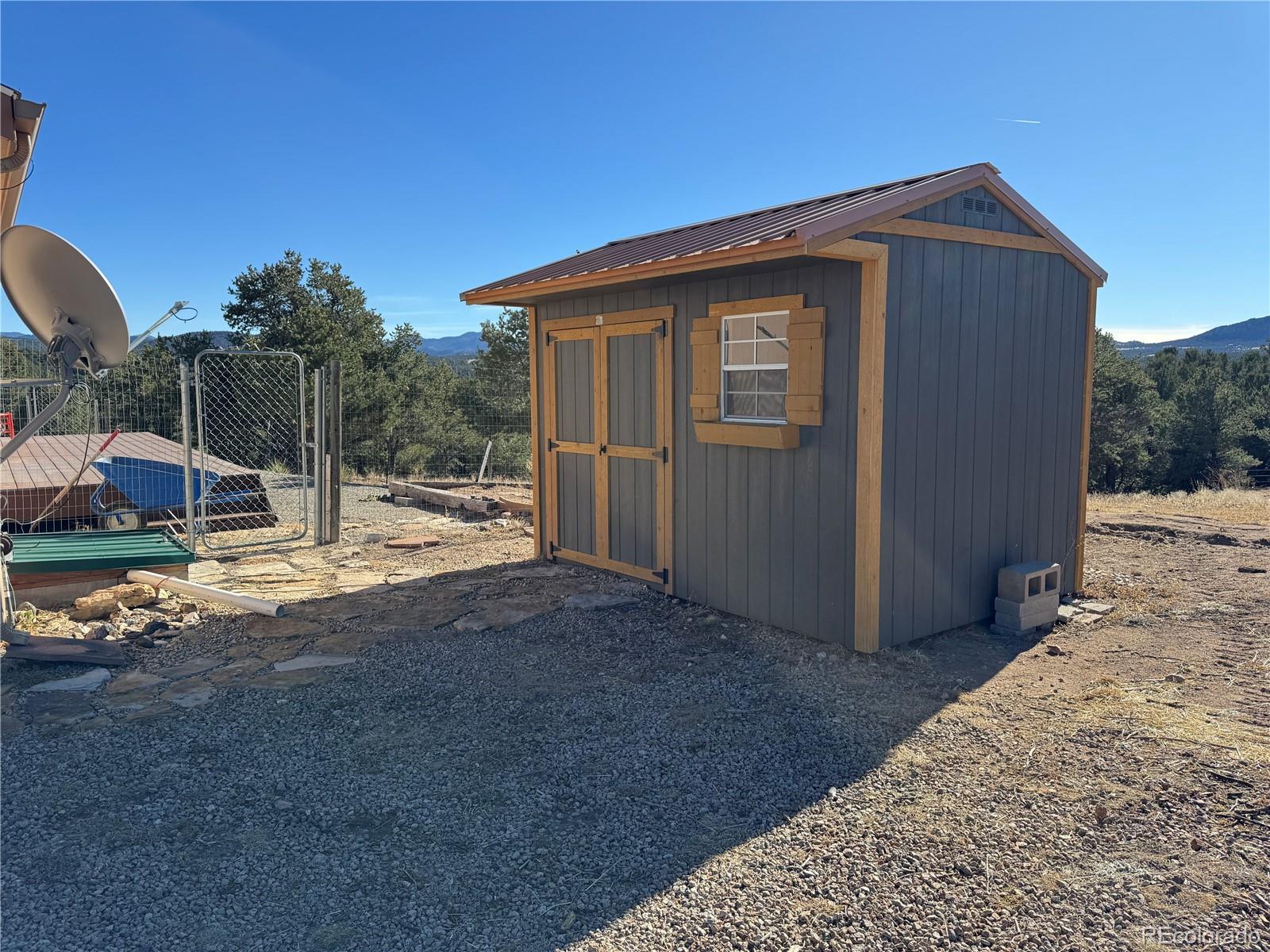620 Falling Rock Road Cotopaxi, CO 81223 - Photo 24 of 32 a view of a house with backyard