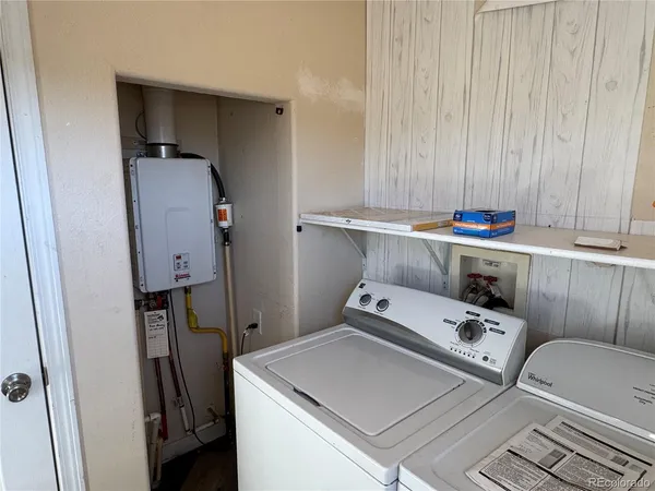 a room with storage and utility