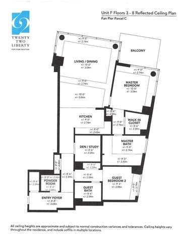 $4,720,500 | 22 Liberty Drive, Unit 6F, Boston, MA 02210