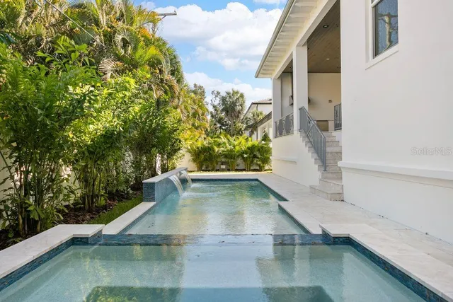 a picture of a bench in a building