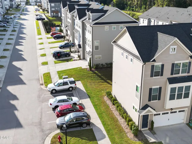 a aerial view of a house