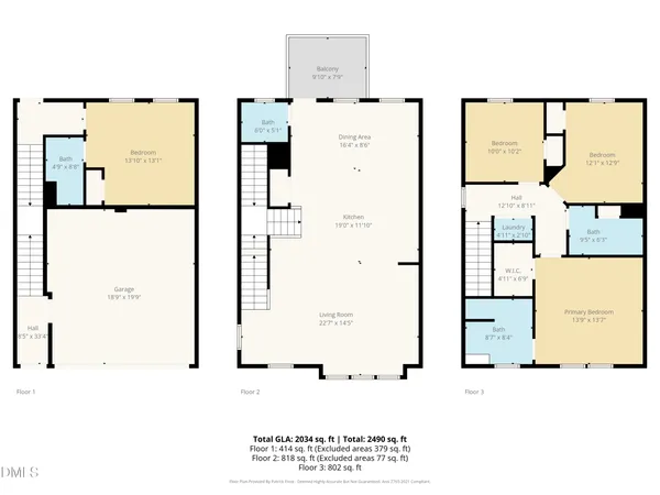 $432,500 | 810 Richmont Grove Lane, Apex, NC 27523