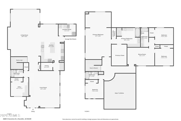 $935,000 | 2680 East Coconino Drive, Chandler, AZ 85249