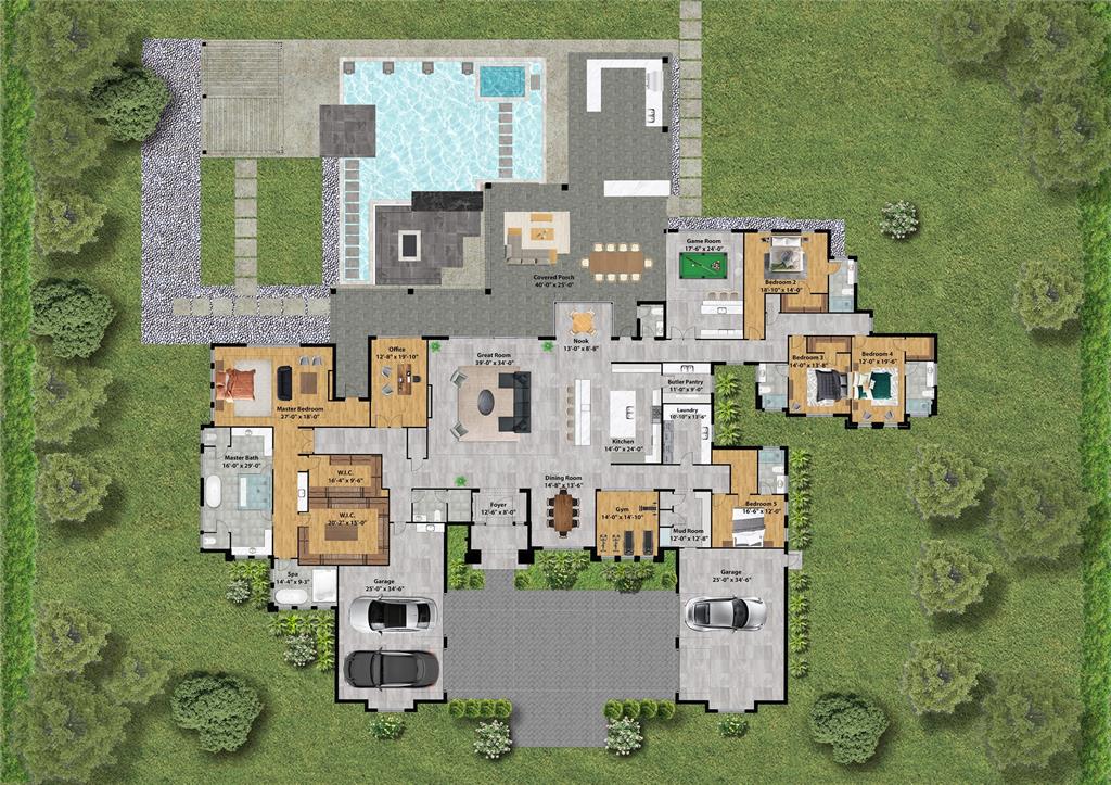 3905 Fieldview Way Wellington, FL 33414 - Photo 10 of 36 aerial view of multiple house with a yard