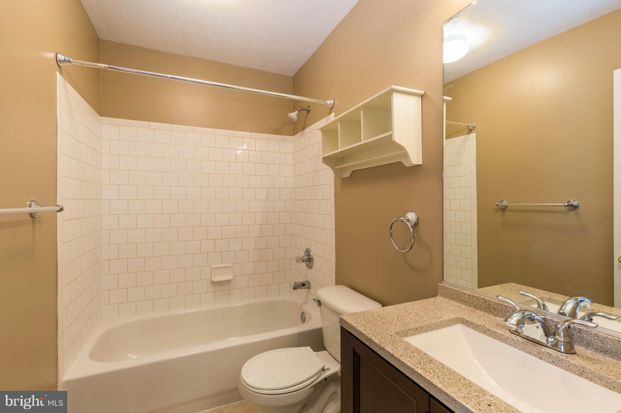 1820 Triple Feather Road, Unit 86 Severn, MD 21144 - Photo 21 of 22 Hall Bath on Second Floor with Tub & Shower
