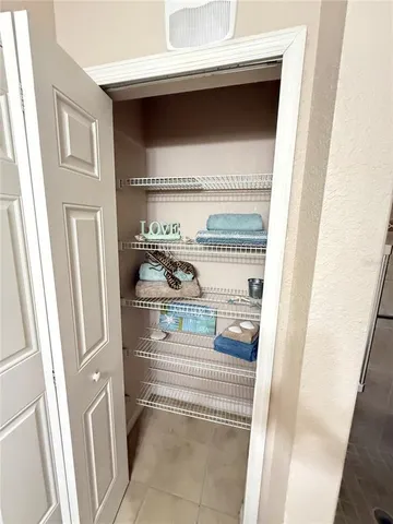 a close view of washer and dryer