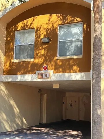 a view of a house with a window