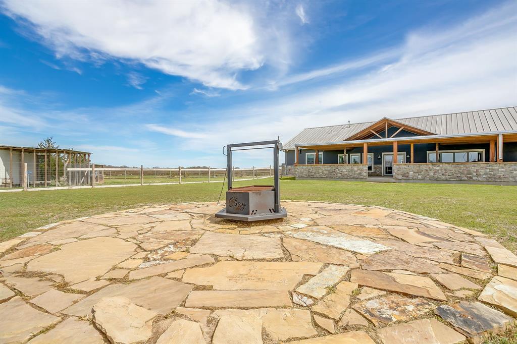 19611 North County Line Road Ponder, TX 76259 - Photo 38 of 40 a view of house with swimming pool and yard
