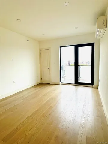 a view of a terrace with sky view