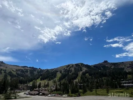 a view of outdoor space with mountain view