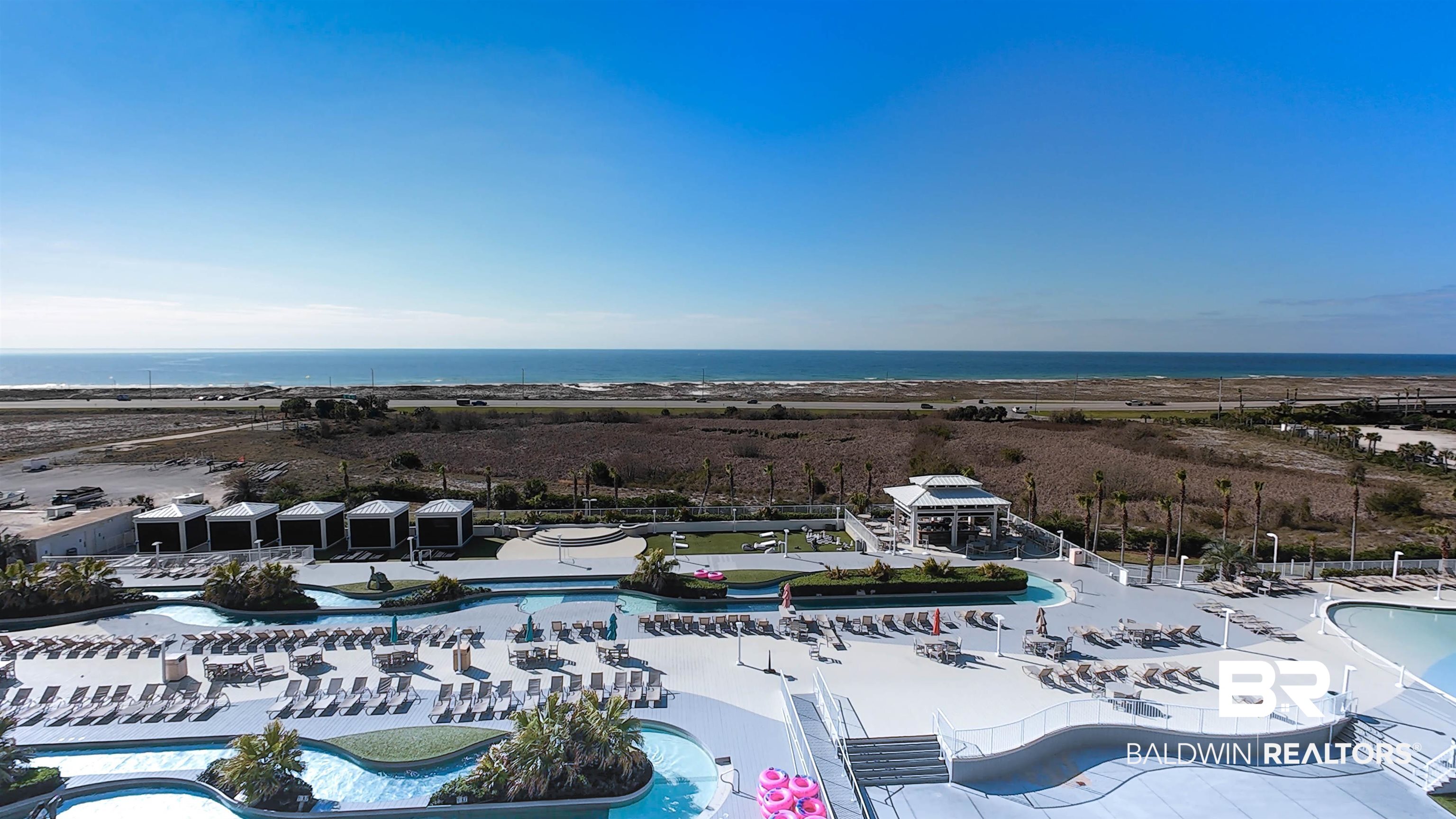 28107 Perdido Beach Boulevard, Unit D714 Orange Beach, AL 36561 - Photo 53 of 88 Birds eye view of property with a water view