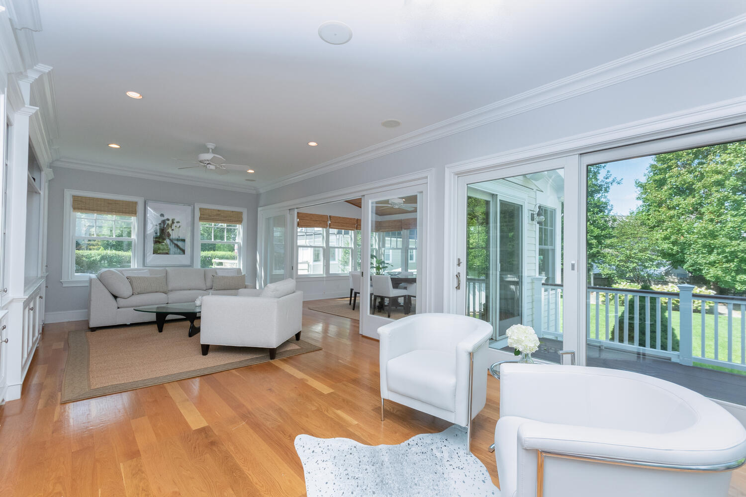 11 Harstrom Place Rowayton, CT 06853 - Photo 11 of 22 a living room with furniture and large windows