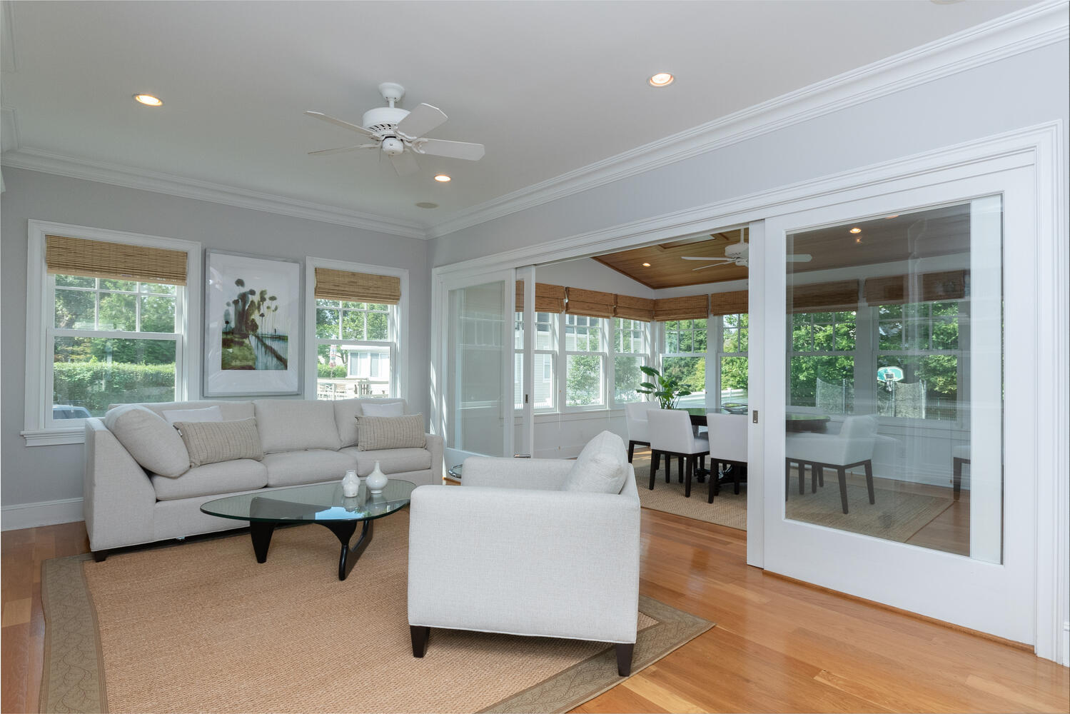 11 Harstrom Place Rowayton, CT 06853 - Photo 10 of 22 a living room with furniture and a large window