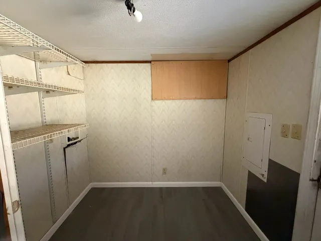 a street view with tall buildings