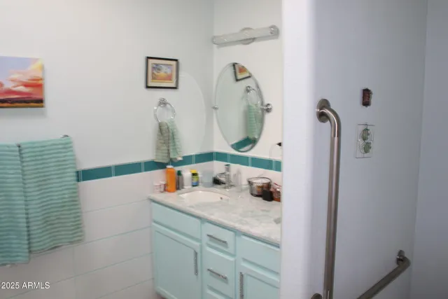 a house view with a seating space