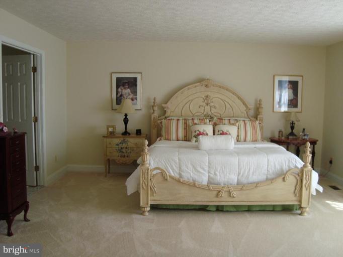 10 Trumpet Court Nottingham, MD 21236 - Photo 8 of 17 a spacious bedroom with a bed and a chandelier