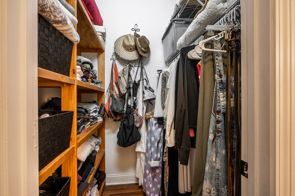1681 Marrestop Road Murphy, NC 28906 - Photo 22 of 53 a view of walk in closet with clothes and shoes