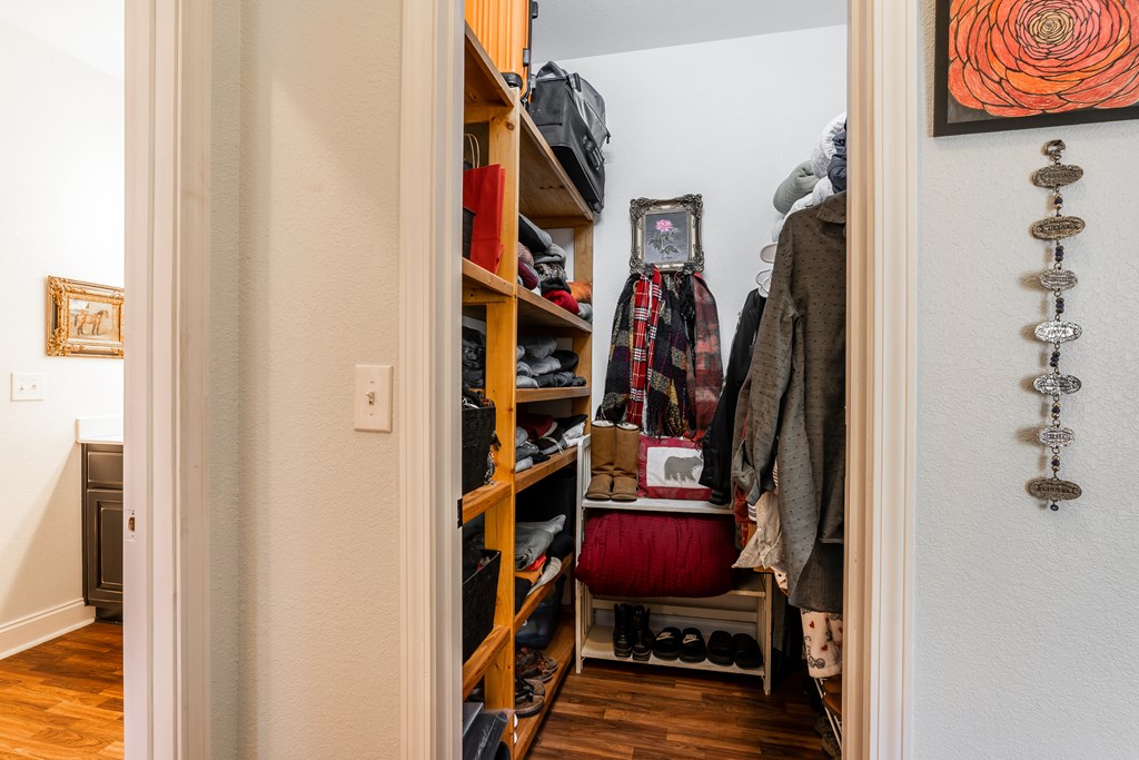 1681 Marrestop Road Murphy, NC 28906 - Photo 23 of 53 a view of walk in closet with clothes and shoes