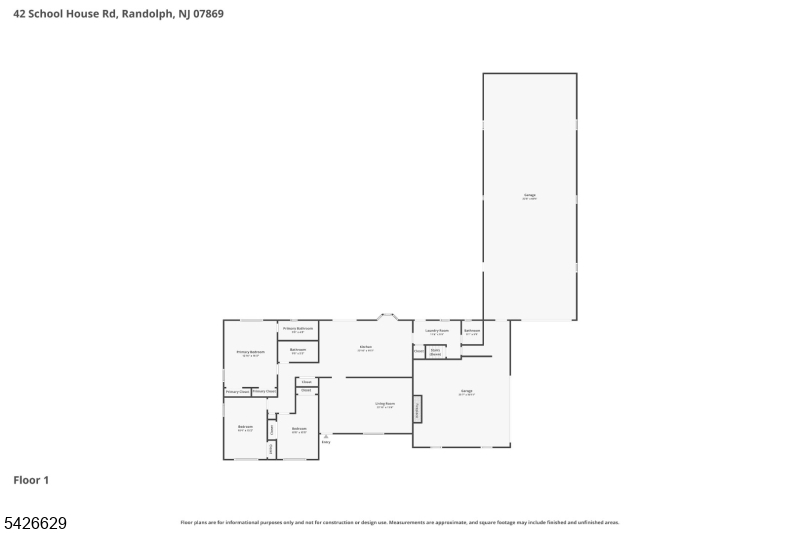 42 Schoolhouse Road Randolph, NJ 07869 - Photo 49 of 49 a picture of floor plan