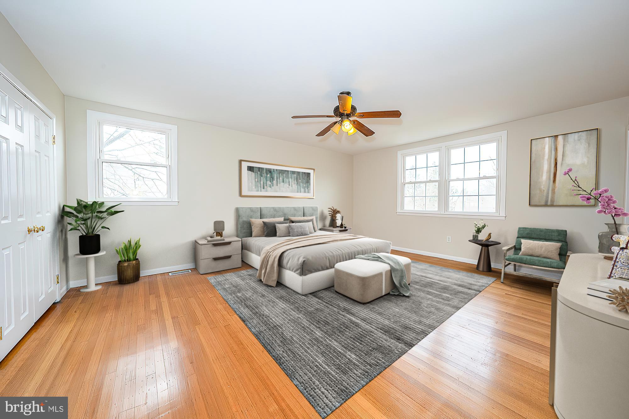 715 Ashbourne Road Cheltenham, PA 19012 - Photo 21 of 39 Virtually Staged Primary Bedroom