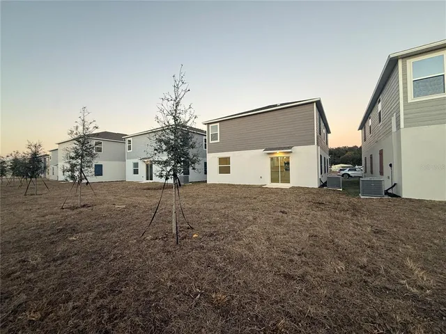 a house view with a outdoor space