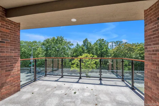 a view of backyard with green space