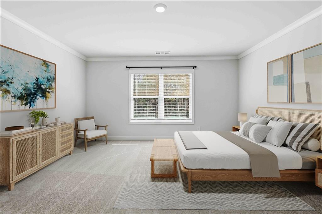 3302 Monarch Avenue Duluth, GA 30096 - Photo 25 of 83 a bedroom with a large bed and a window