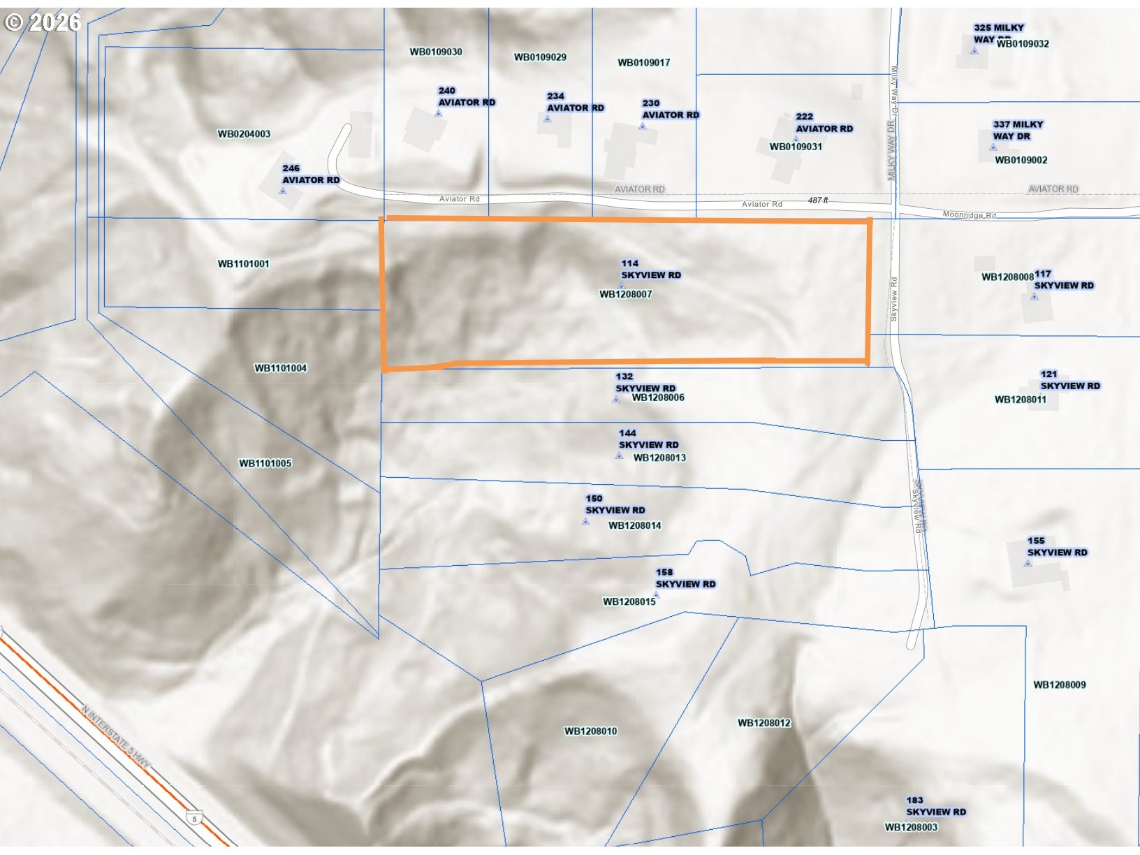 114 Skyview Road Woodland, WA 98674 - Photo 2 of 7 Approximate Property Lines