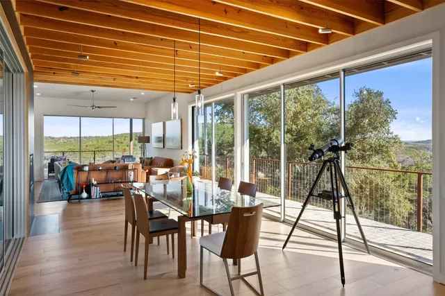 a very nice looking room with a large window