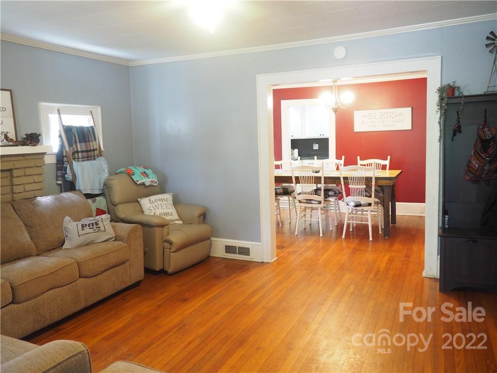 439 North Main Street Rutherfordton, NC 28139 - Photo 3 of 33 a living room with furniture and a large window